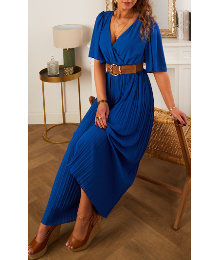 combinaison souple bleu electrique