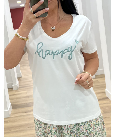 TEE-SHIRT GOUENIG VERT D EAU